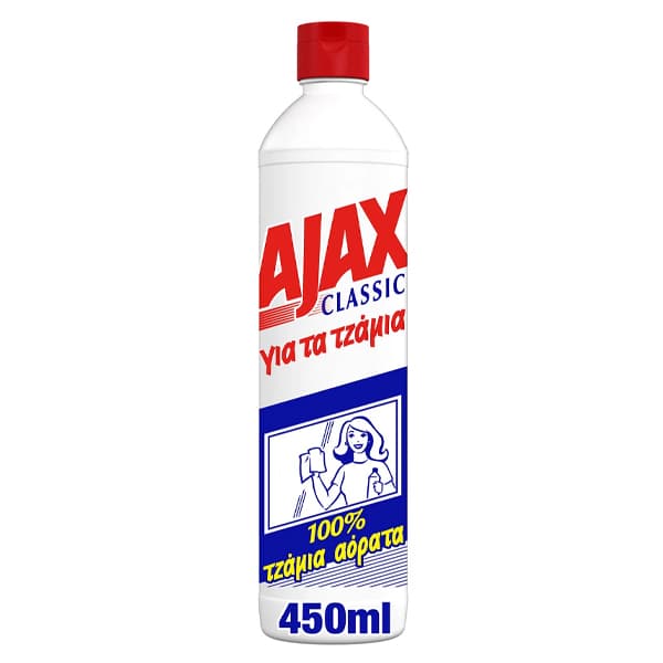 Καθαριστικό Τζαμιών Ajax Οβίδα 450ml Καθαριστικό Τζαμιών