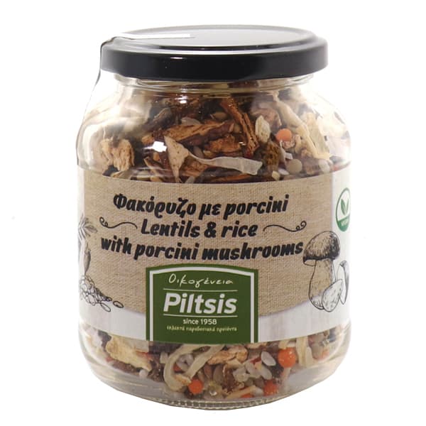 Φακόρυζο Με Porcini Piltsis Όσπρια και Ρύζι
