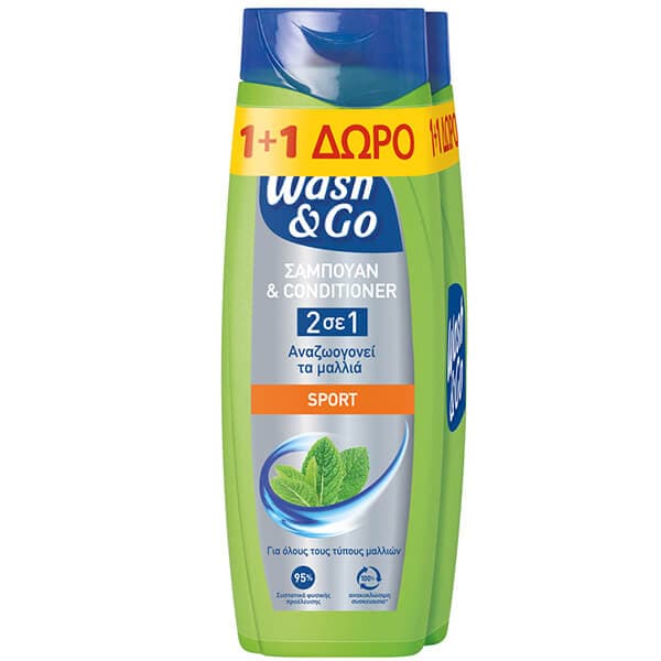 Σαμπουάν Sport 2σε1 Wash and Go Σαμπουάν