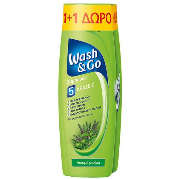 Σαμπουάν Wash and Go Λιπαρά Φροντίδα Μαλλιών