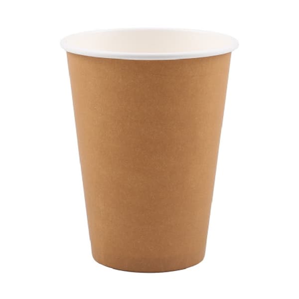 Ποτήρι Χάρτινο Κραφτ Single Wall 8oz 50τεμ Ποτήρια Χάρτινα