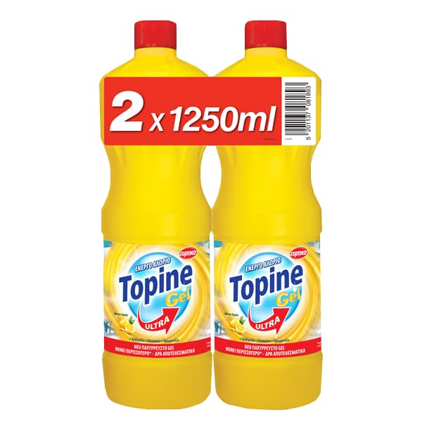Παχύρευστη Topine Λεμόνι Απολυμαντικό