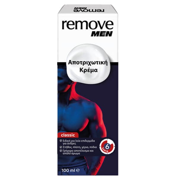 Κρέμα Αποτρίχωσης Remove Men Classic Αποτριχωτικό