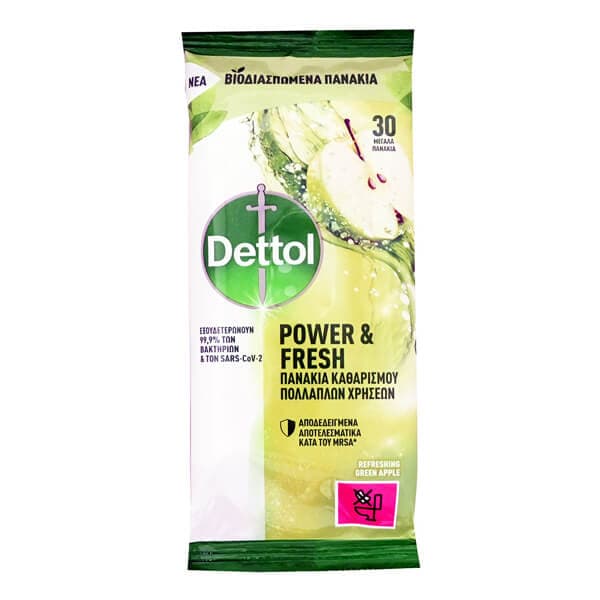 Μαντηλάκια Green Apple Dettol Μαντηλάκια Καθαρισμού