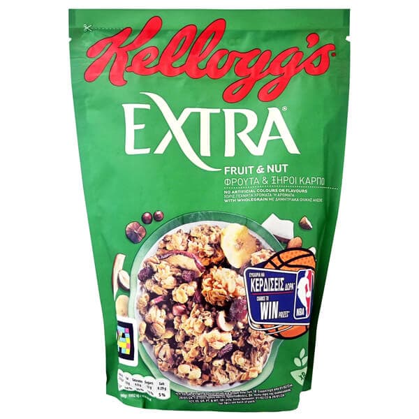 Δημητριακά Kellogg's Extra Fruit and Nuts Δημητριακά