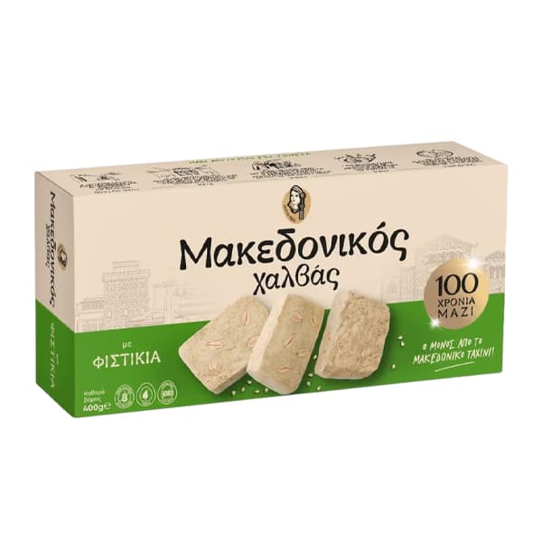 Μακεδονικός Χαλβάς Φυστίκι Γλυκό