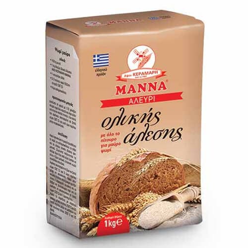Αλεύρι Ολικής Άλεσης Μάννα Αλεύρι