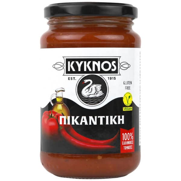 Σάλτσα Ντομάτας Πικάντικη Κύκνος Τοματοειδή