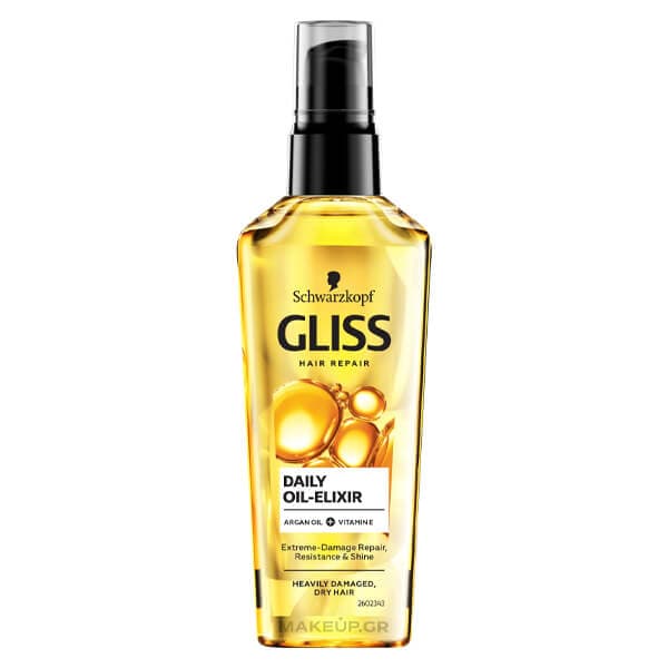 Έλαιο Μαλλιών Gliss Daily Elixir Φροντίδα Μαλλιών