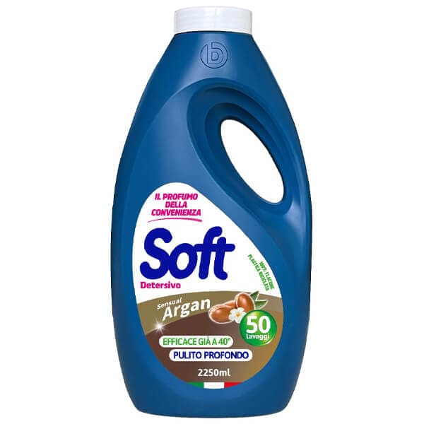 Υγρό Πλυντηρίου Soft Olio Di Argan Υγρό Πλυντηρίου