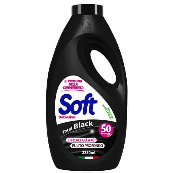 Υγρό Πλυντηρίου Soft Total Black Φροντίδα Ρούχων