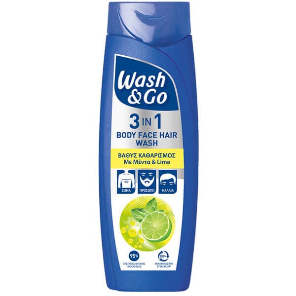 Σαμπουάν Ανδρικό Wash and Go Σαμπουάν