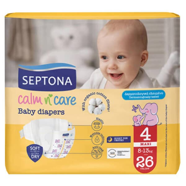 Πάνες Μωρού Septona Calm N' Care Βρεφικές Πάνες