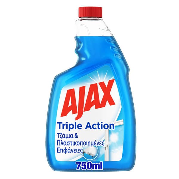 Τζαμιών Ανταλλακτικό Ajax Triple Action Καθαριστικά Τζαμιών