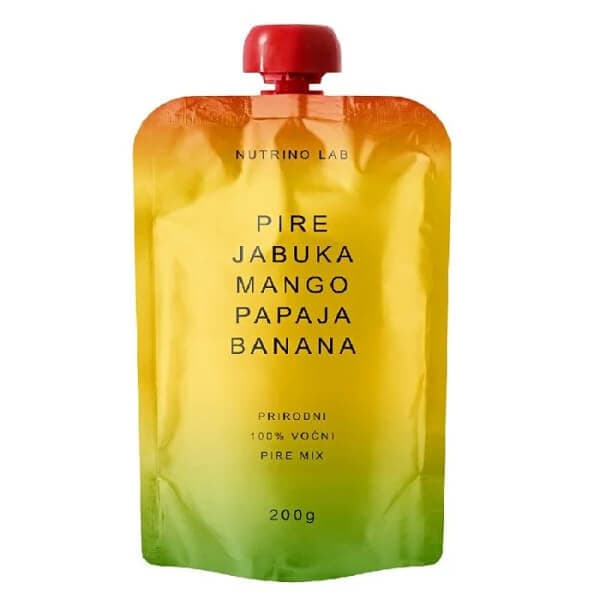 Πουρές Φρούτων Go Mango Mix Nutrino Lab 200gr Φυσικοί Χυμοί