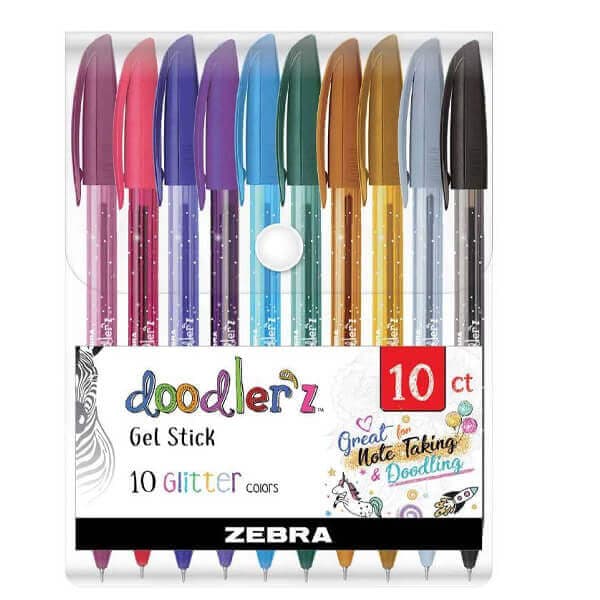 Στύλο Glitter Gel Zebra Γραφική Ύλη