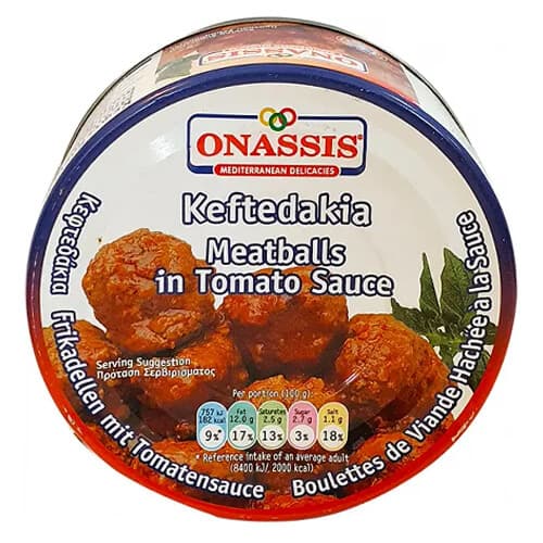Κεφτεδάκια Με Σάλτσα Ωνάσης Έτοιμο Φαγητό