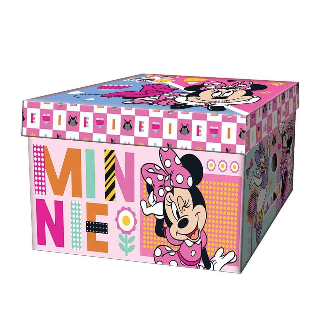 Κουτί Αποθήκευσης Χαρτόνι Minnie Είδη Σπιτιού
