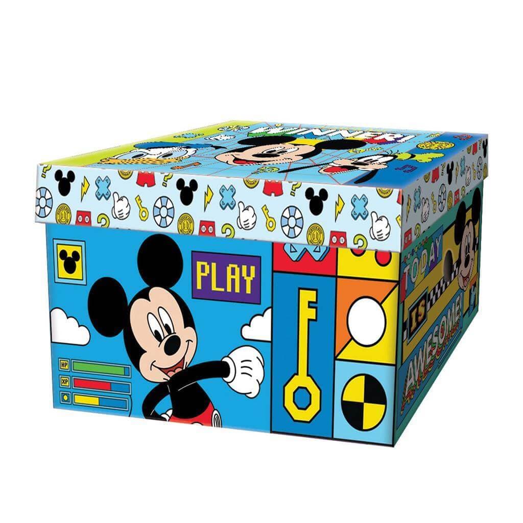Κουτί Αποθήκευσης Χαρτόνι Mickey Είδη Σπιτιού