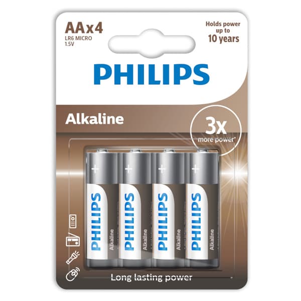 Μπαταρία Αλκαλική Aa Philips Μπαταρίες