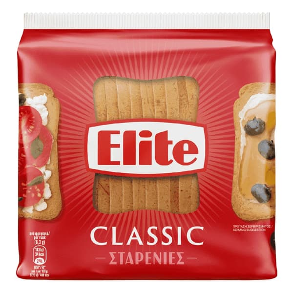 Φρυγανιά Σταρένιες Elite Φρυγανιές
