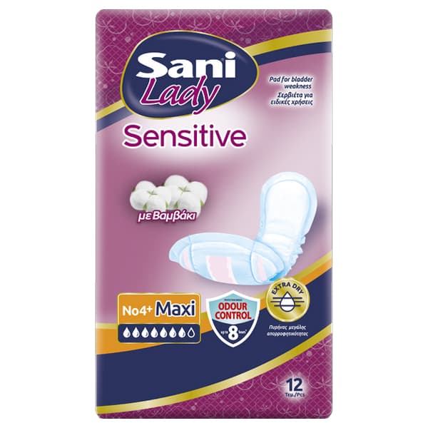 Σερβιέτες Sani Lady No4+ Maxi Σερβιέτες