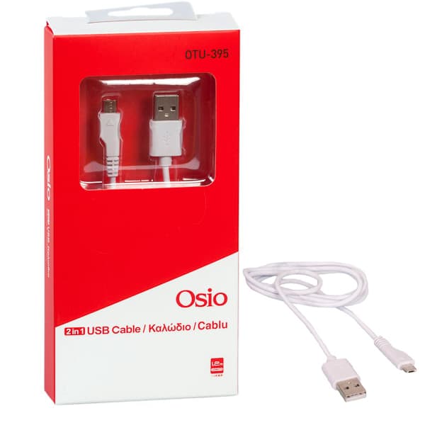 Καλώδιο Φόρτισης Micro Usb Osio Αξεσουάρ Κινητών