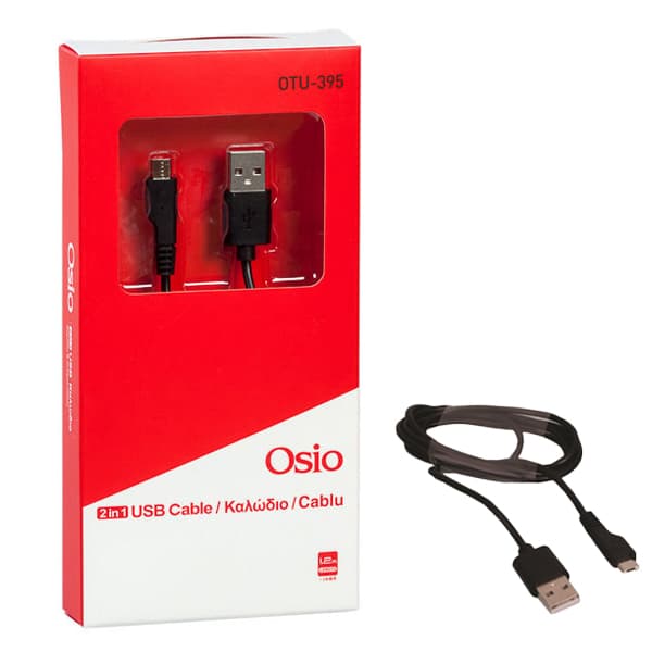 Καλώδιο Φόρτισης Micro USB Osio Αξεσουάρ Κινητών