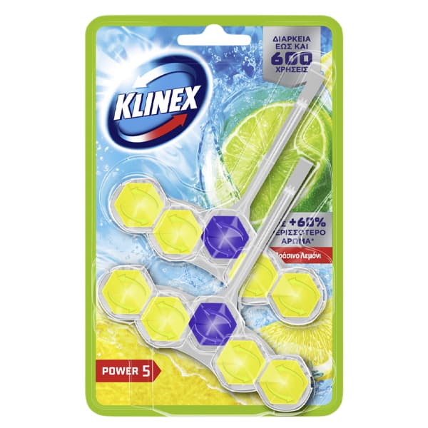 WC Block Klinex Πράσινο Λεμόνι 50gr Μπλοκ WC