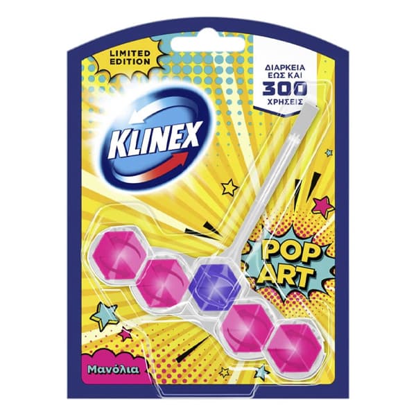 Wc Block Klinex Pop Art Μανώλια Μπλοκ WC