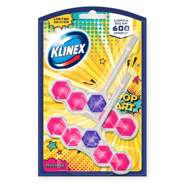 WC Block Pop Art Μανωλία Klinex Μπλοκ WC