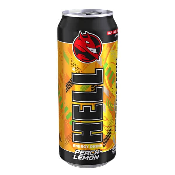 Energy Drink Hell Peach Lemon Energy Drink