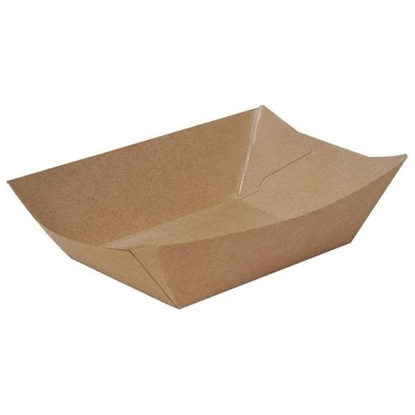 Κραφτ Σκαφάκι Φαγητού 500ml 50τεμ 20x14x4.7cm 12,2x8x4,7 17oz Σκαφάκι Φαγητού