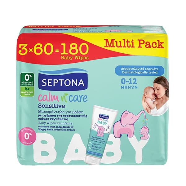 Μωρομάντηλα Σεπτόνα Calm N' Care sensitive Μωρομάντηλα