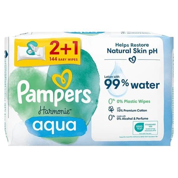 Μωρομάντηλα Harmonie Aqua Pampers Μωρομάντηλα