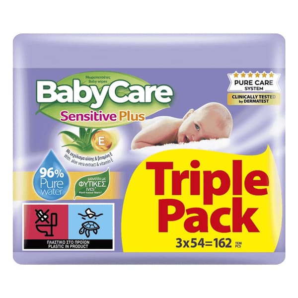 Μωρομάντηλα Sensitive Plus Babycare Μωρομάντηλα