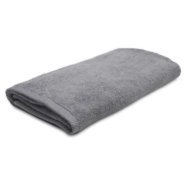 Πετσέτα Πισίνας Grey Cotton Λευκά Είδη