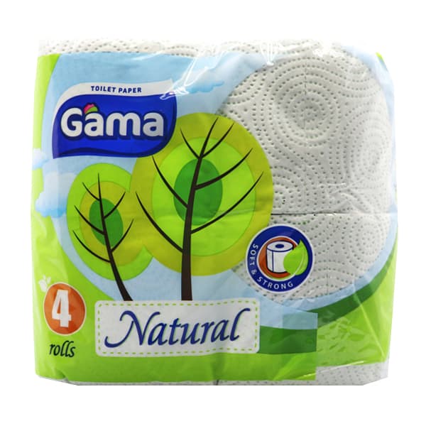 Χαρτί Υγείας Gama Natural Χαρτιά Υγείας