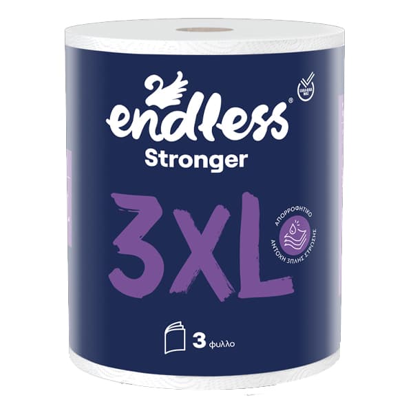 Χαρτί Κουζίνας Ρολό Endless Stronger ΧΑΡΤΙΑ ΚΟΥΖΙΝΑΣ