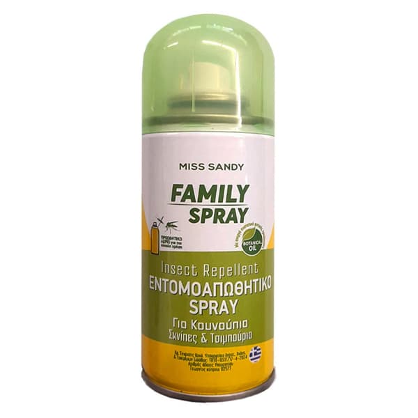 Αντικουνουπικό Spray Miss Sandy Family Αντικουνουπικά