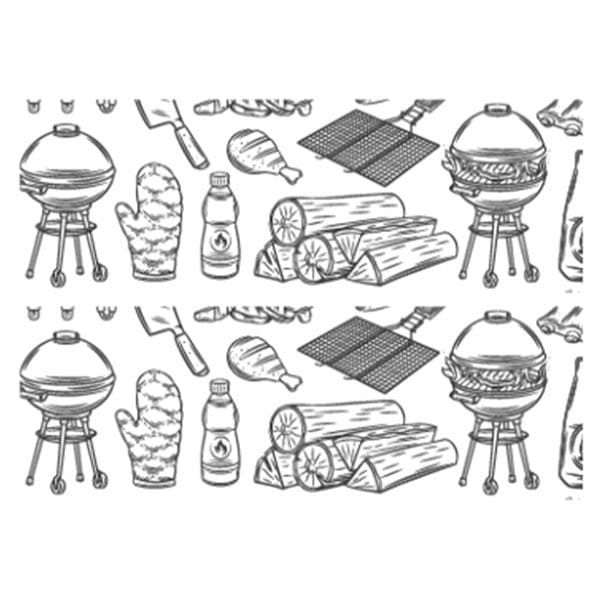 Ριζόχαρτο Τυπωμένο Grill Meat Ριζόχαρτο