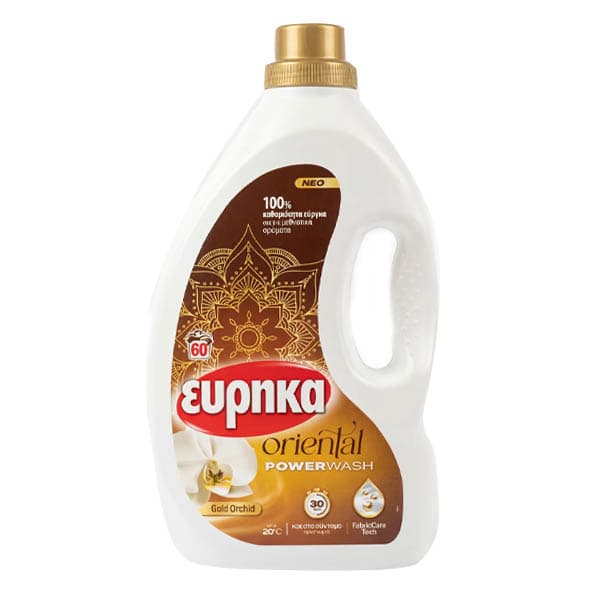 Υγρό Απορρυπαντικό Εύρηκα Oriental Powerwash Gold Orchid