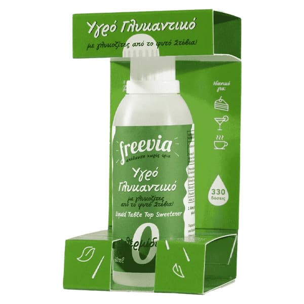 Υγρό Γλυκαντικό Στέβια Freevia 60ml Γλυκαντικό