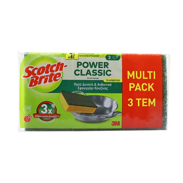 Σφουγγάρι Classic Scotch Brite Σφουγγάρι Κουζίνας
