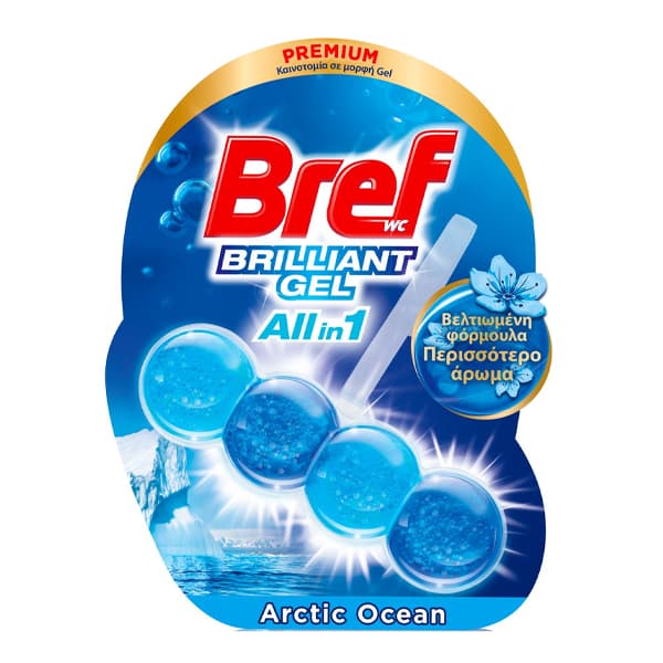 Bref Brilliant Gel Arctic Ocean Μπλοκ WC