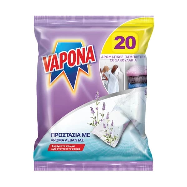 Σκοροκτόνες Ταμπλέτες Vapona Λεβάντα Σκοροκτόνα