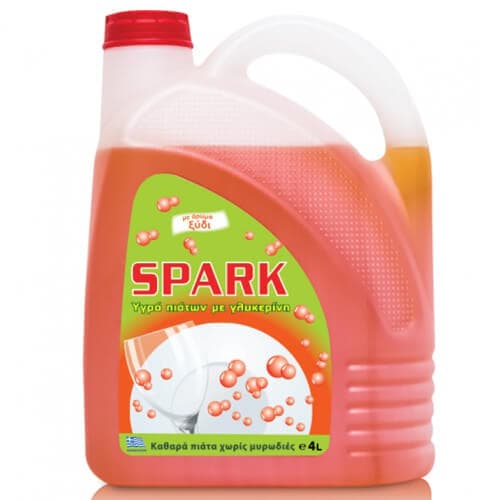 Υγρό Πιάτων Ξύδι Spark Απορρυπαντικό