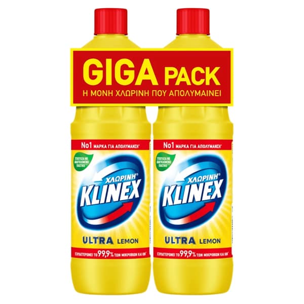 Χλωρίνη Παχύρευστη Λεμόνι Klinex Χλωρίνη