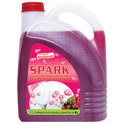Υγρό Πιάτων Βατόμουρο Spark Απορρυπαντικά Πιάτων
