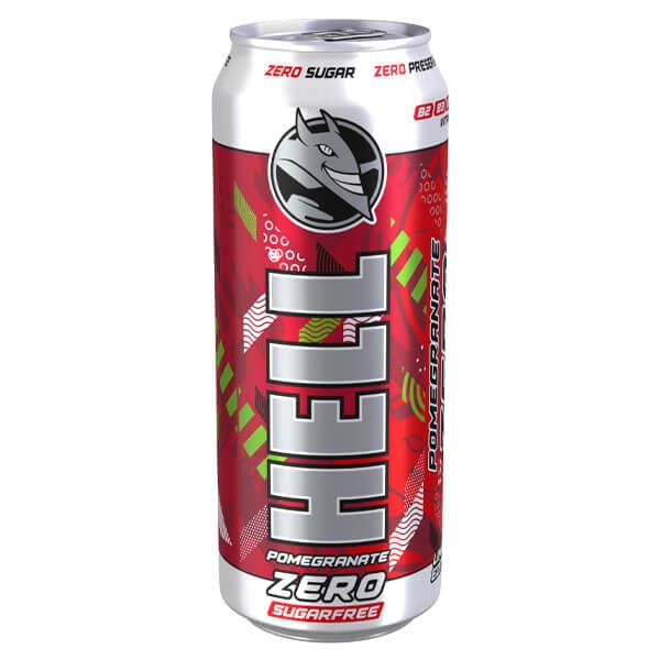 Energy Drink Hell Pomegranate Zero Energy Drink